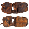 LEATHER SADDLEBAGS WHICH GOLD DUST & SILVER COINS WERE RECOVERED FROM - Lot #1271