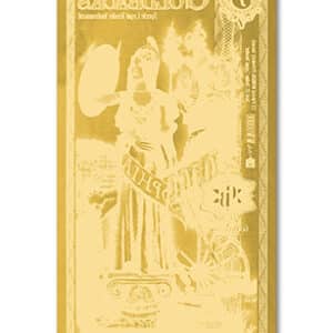 Alternative view of 5 Nevada Goldback 1/200 oz