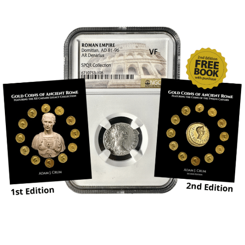Rome Roman Empire Includes Flavian Dynasty Denarius GOLD COINS OF ANCIENT ROME 1ST + 2ND EDITION NGC