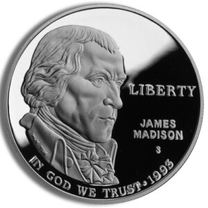1993 S Bill of Rights, Madison Silver Commem Proof