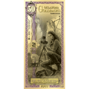 50 Oklahoma Goldback 1/20 oz