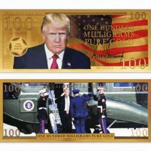 2025 100 Milligrams Pure Gold Note MARINE ONE