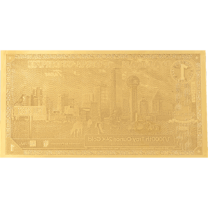 Alternative view of 1 Dallas Texas Goldback 1/1000 oz