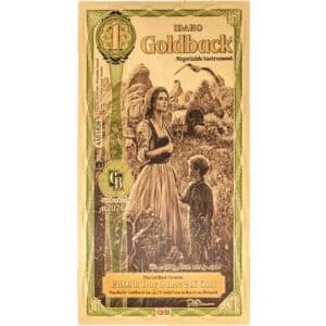 1 Idaho Goldback 1/1000 oz