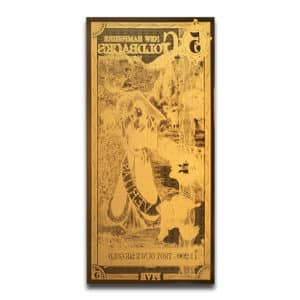 Alternative view of 5 New Hampshire Goldback Note 1/200 oz