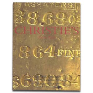 CHRISTIE'S Gold Rush Treasures from the S.S. Central America – 2000 Auction Catalog (Hardbound)