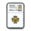 Rome ROMAN AD 69 VESPASIAN AUREUS NGC CH AU Fine Style 5 4