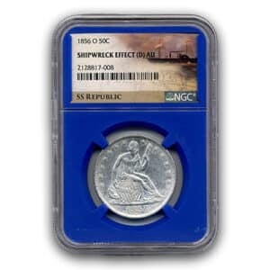 1856 O 50C SEATED LIBERTY NO MOTTO NGC-SSR SWE-2