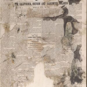 Alternative view of LOT #5017 - SSCA AUCTION II - NEW YORK NEWS, STEAMER EDITION - FRAMED