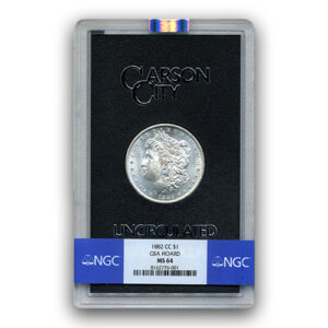 1882 CC $1 Morgan Silver Dollar NGC-GSA MS64