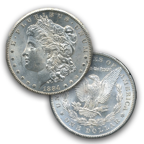 1884 CC $1 Morgan Silver NGC-GSA MS64 - Finest Known