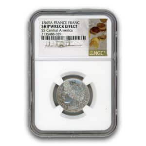 1849 A 1 FRANC FRANCE NGC-SSCA-2 SWE