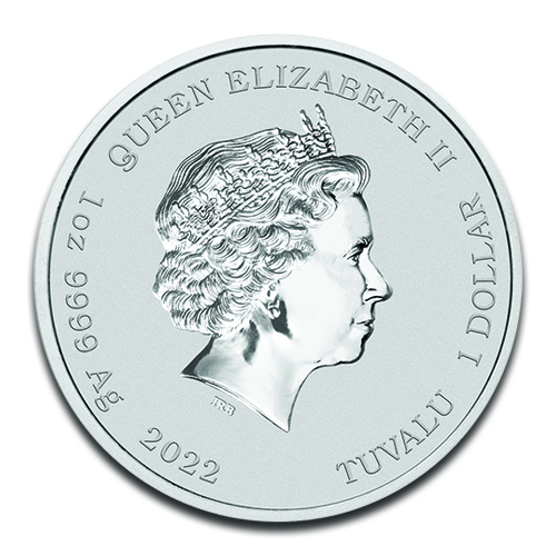 2022 1 oz Tuvalu Silver 60 Years of Bond BU - Image 3