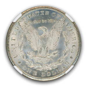 Alternative view of 1880 CC $1 Morgan Silver NGC MS67