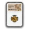 ROMAN Roman Empire AD 161-169 LUCIUS VERUS AUREUS NGC MS 5 4