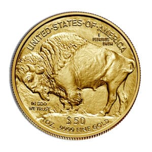 Alternative view of 1 oz Gold Buffalo - BU (Year Varies)