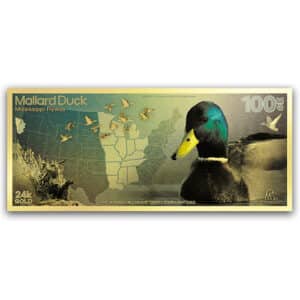 2024 Ducks Unlimited 100mg Mallard Gold Note