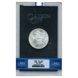 1883 CC $1 Morgan Silver Dollar NGC-GSA MS66