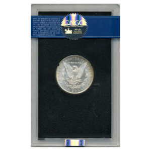 Alternative view of 1883 CC $1 Morgan Silver Dollar NGC-GSA MS66