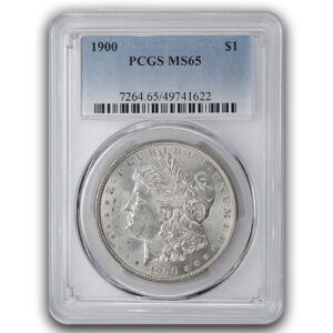 1900 P $1 Morgan Dollar PCGS 65