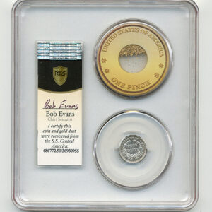 Alternative view of 1850 10C Seated Liberty SSCA-2 AU50