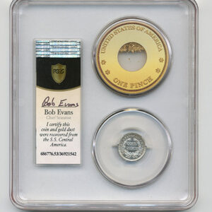 Alternative view of 1854 10C SEATED LIBERTY - ARROWS PCGS-SSCA-2 AU53