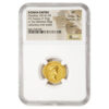 Rome Roman Empire AD 41-54 CLAUDIUS - AV Aureus NGC VF 4 3