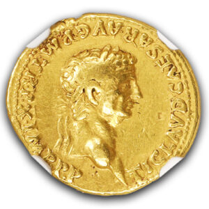 Alternative view of Rome Roman Empire AD 41-54 CLAUDIUS - AV Aureus NGC VF 4 3