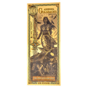 100 Arizona Goldback 1/10 oz