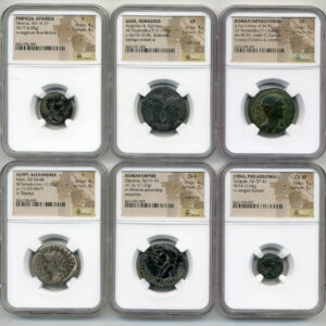 Rome Roman Empire 46 BC - AD 96 12 CAESARS SILVER AND BRONZE LEGACY SET NGC Mixed