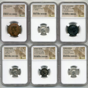 Alternative view of ROMAN Roman Empire 46 BC - AD 96 12 CAESARS LEGACY SET NGC Mixed