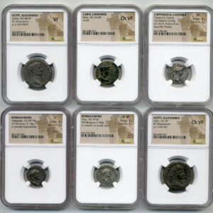Rome Roman Empire AD 32 - 69 6 COIN - 12-CAESARS LEGACY STARTER SET NGC Mixed