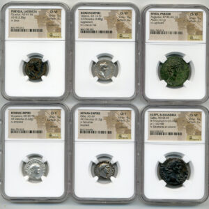 Rome Roman Empire 27 BC - AD 69 6 COIN - 12-CAESARS LEGACY STARTER SET NGC Mixed