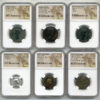 Rome Roman Empire 27 BC - AD 69 6 COIN - 12-CAESARS LEGACY STARTER SET NGC Mixed