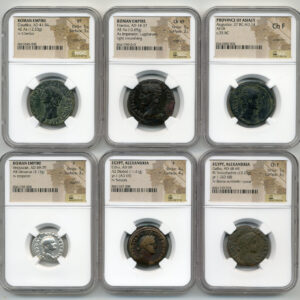 Rome Roman Empire 27 BC - AD 69 6 COIN - 12-CAESARS LEGACY STARTER SET NGC Mixed