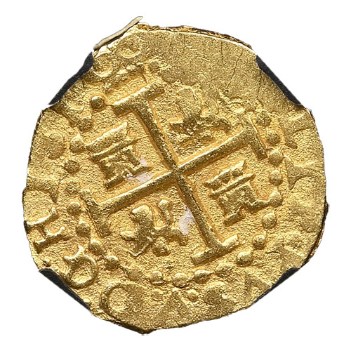 1708 LIMA PERU 2 ESCUDOS 1715 FLEET - DOUGLAS BEACH FIND NGC - 1715 FLEET MS62 - Image 3