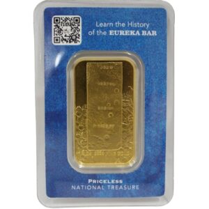 Alternative view of 1857 KELLOGG & HUMBERT Half-Ounce SS Central America - Eureka Bar Commemorative .9999 Pure SSCA Gold UNC - SHIPWRECK