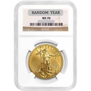 Mixed Date $50 GOLD AMERICAN EAGLE NGC MS70